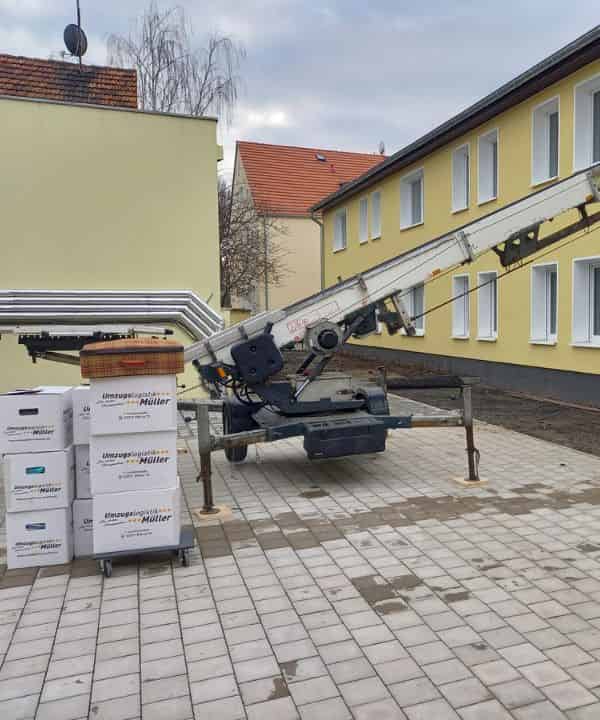Möbellift in Unna für den Firmenumzug